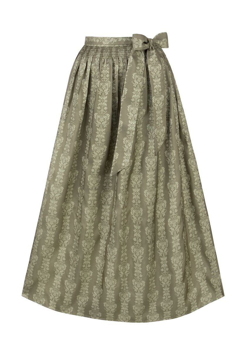 Elegante Jacquard Trachten Dirndl Schürze