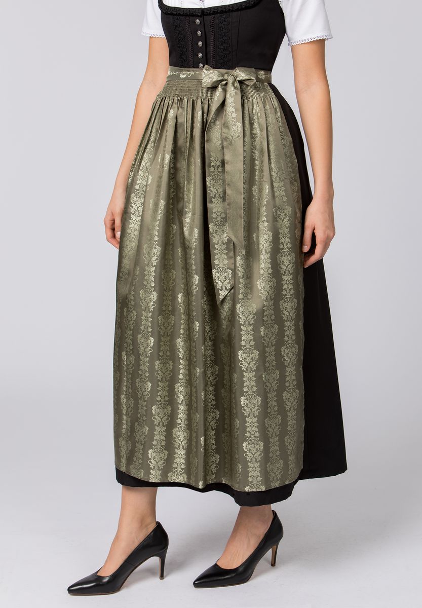 Elegante Jacquard Trachten Dirndl Schürze