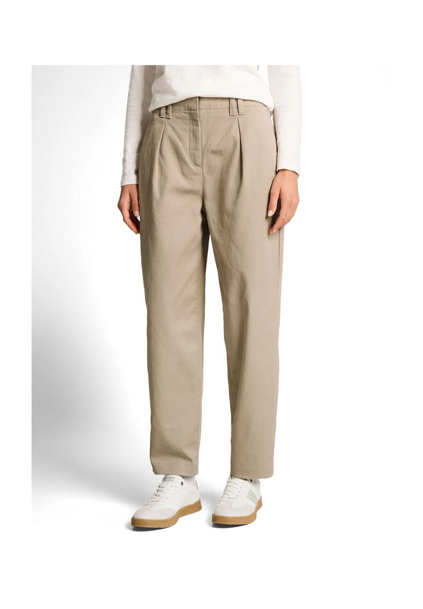 Elegante Bundfaltenhose in Knöchellänge