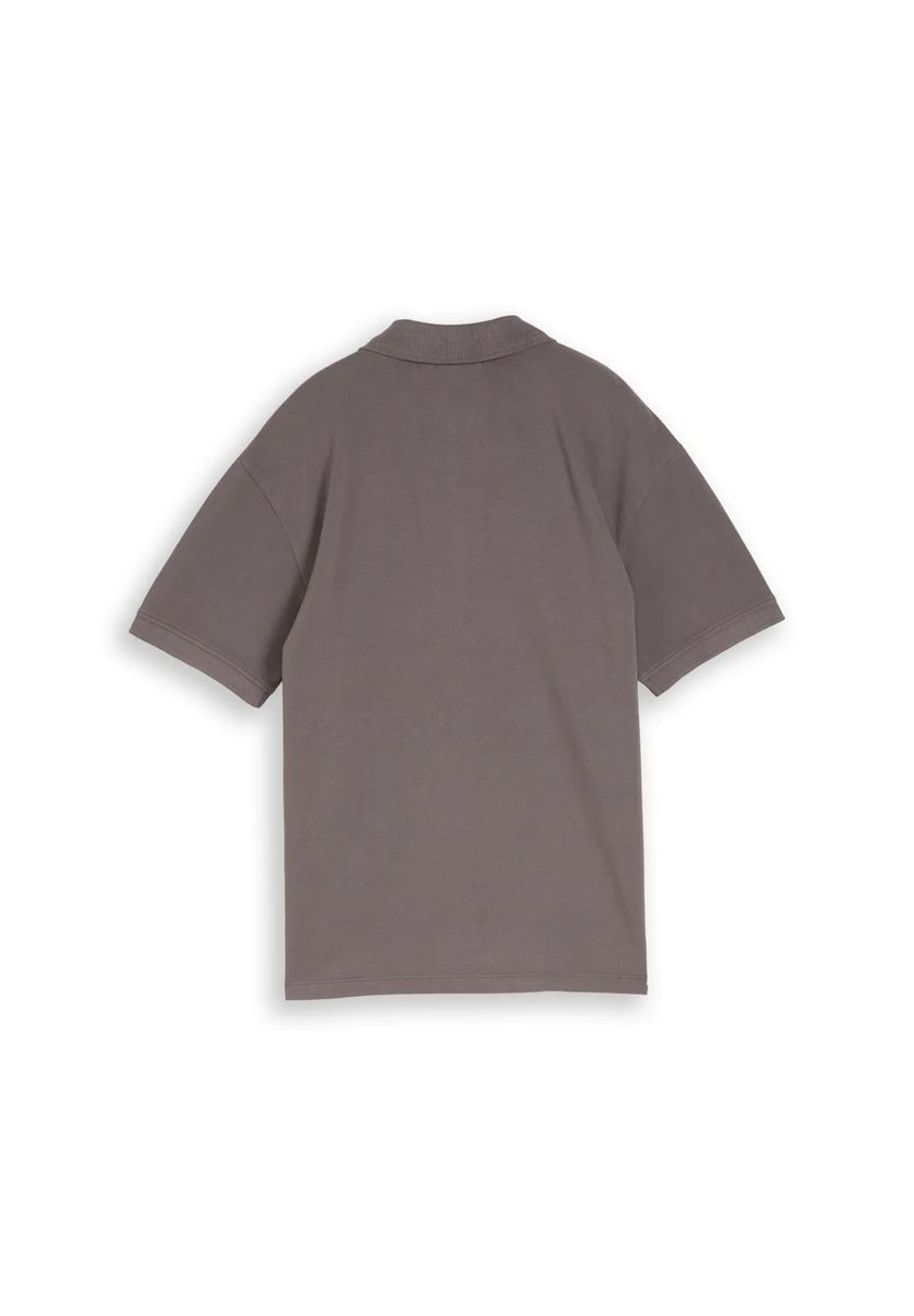 Lockeres Poloshirt mit überschnittenen Schultern