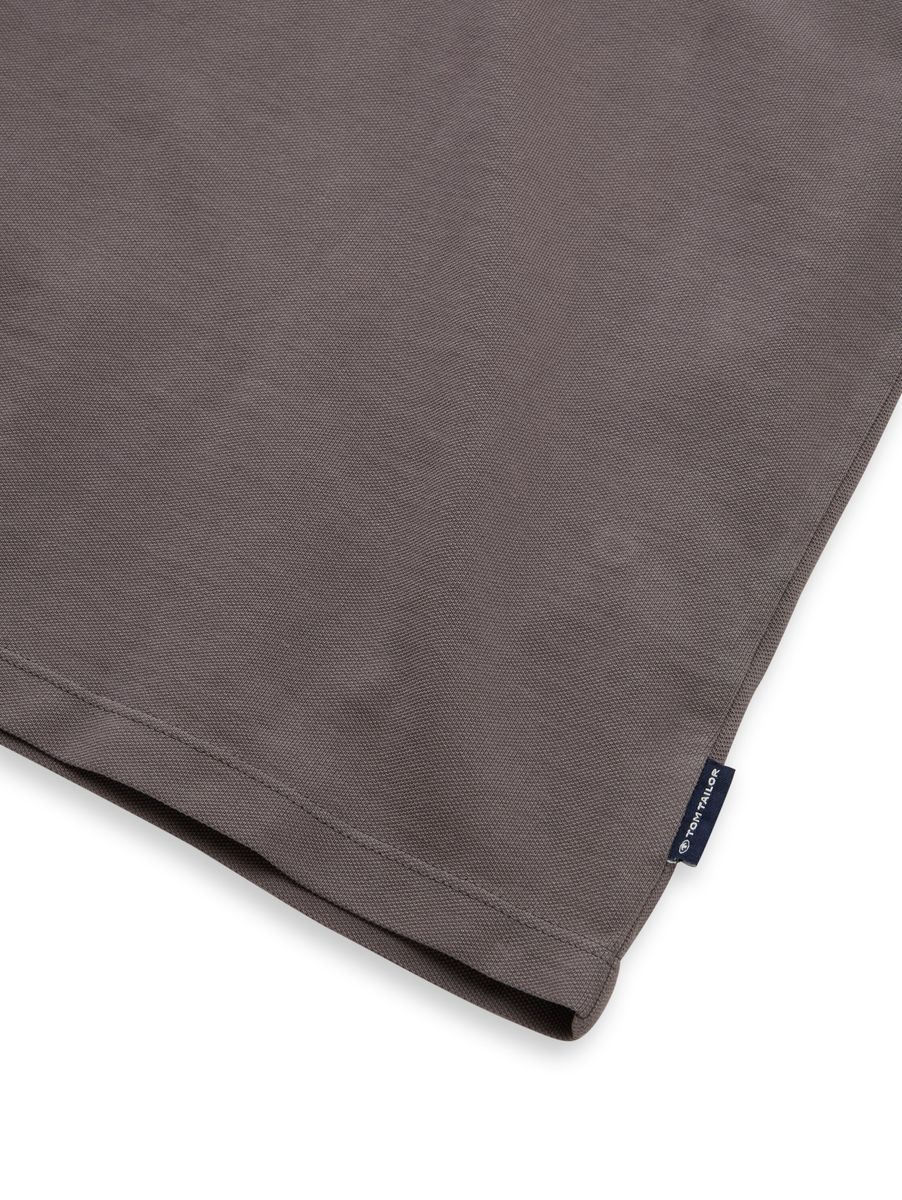 Lockeres Poloshirt mit überschnittenen Schultern