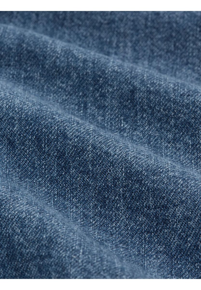 Jeans-Hemdkleid mit Bindegürtel