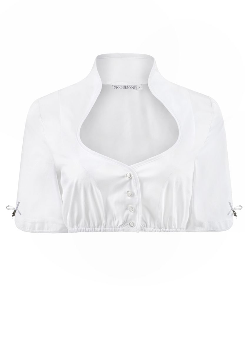 Traditionelle Dirndlbluse mit Kragen