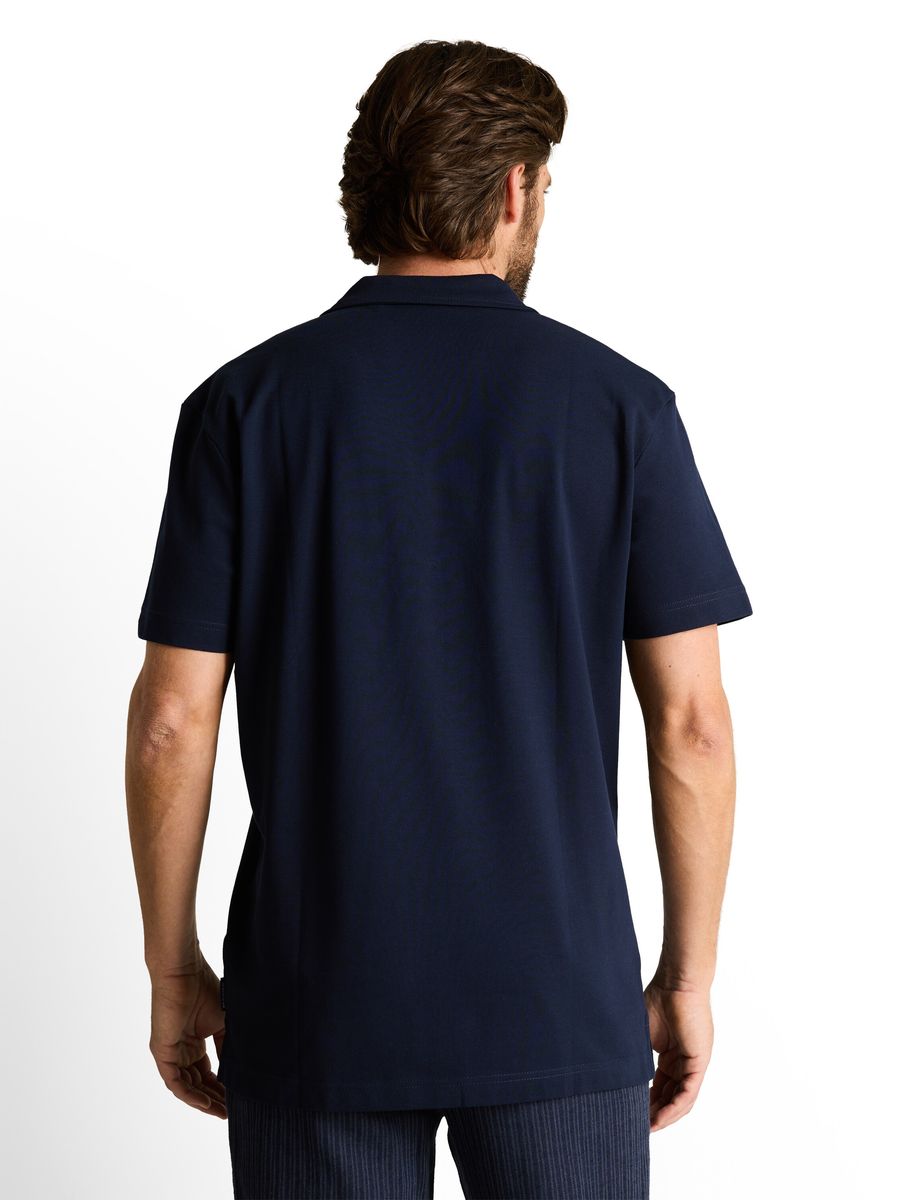 Kurzarm-Polo mit Reverskragen