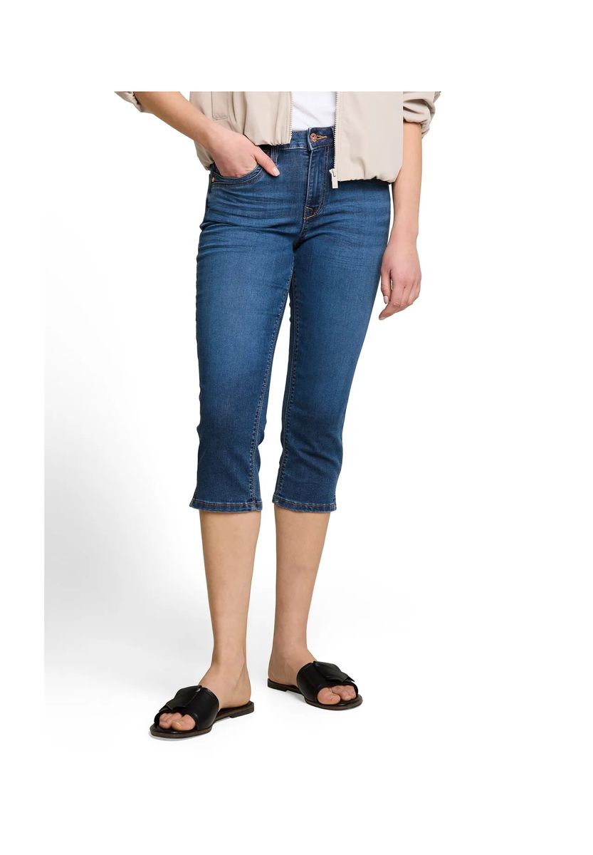 Slim-Fit Capri-Jeans im Five-Pocket-Stil