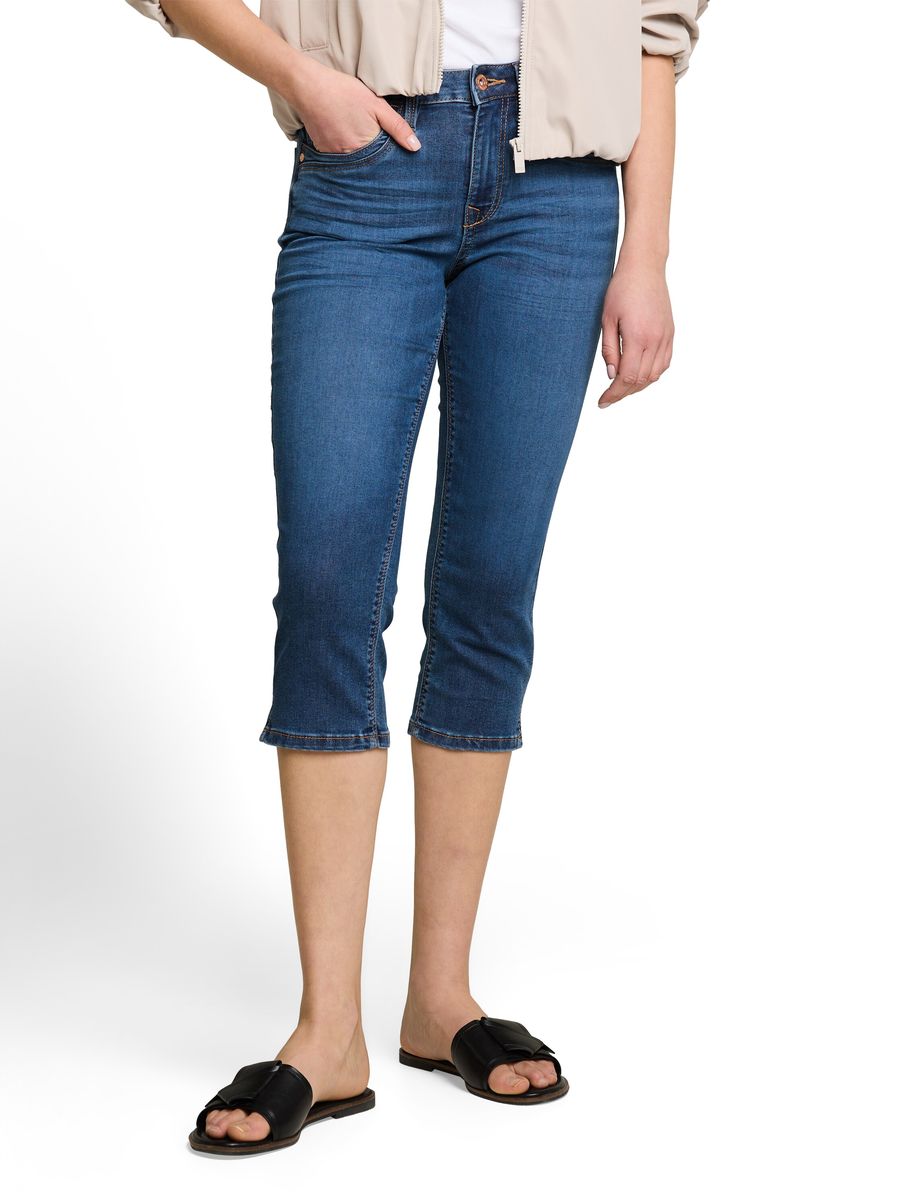 Slim-Fit Capri-Jeans im Five-Pocket-Stil