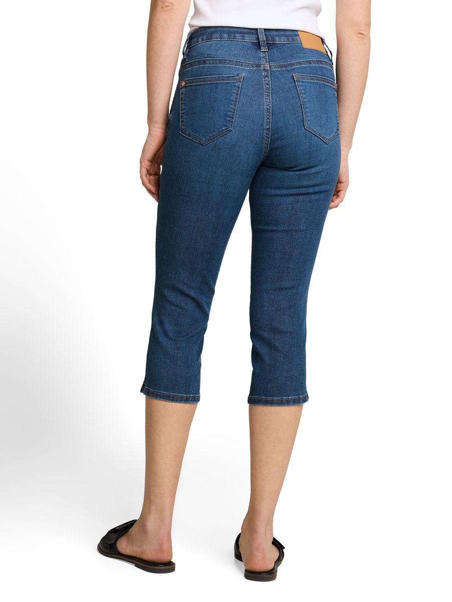 Slim-Fit Capri-Jeans im Five-Pocket-Stil