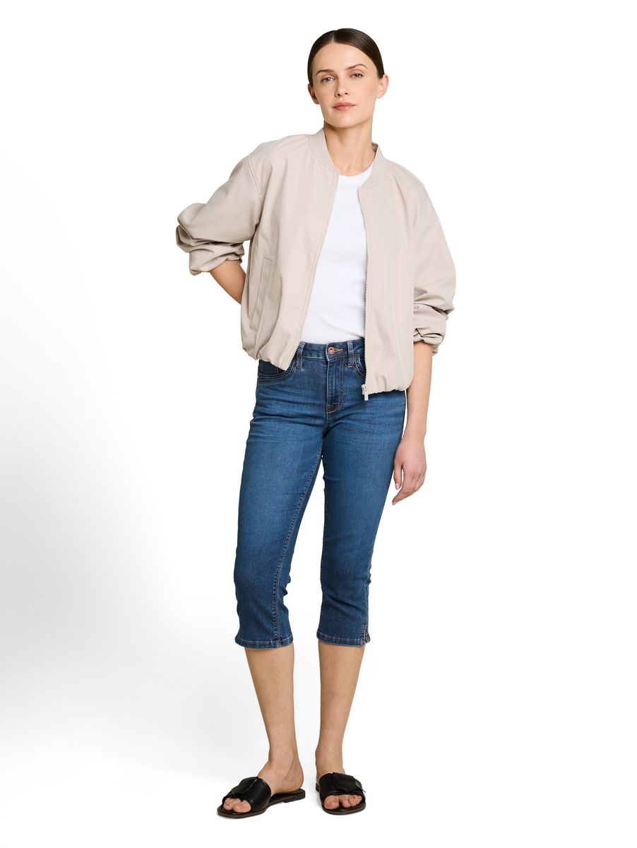 Slim-Fit Capri-Jeans im Five-Pocket-Stil