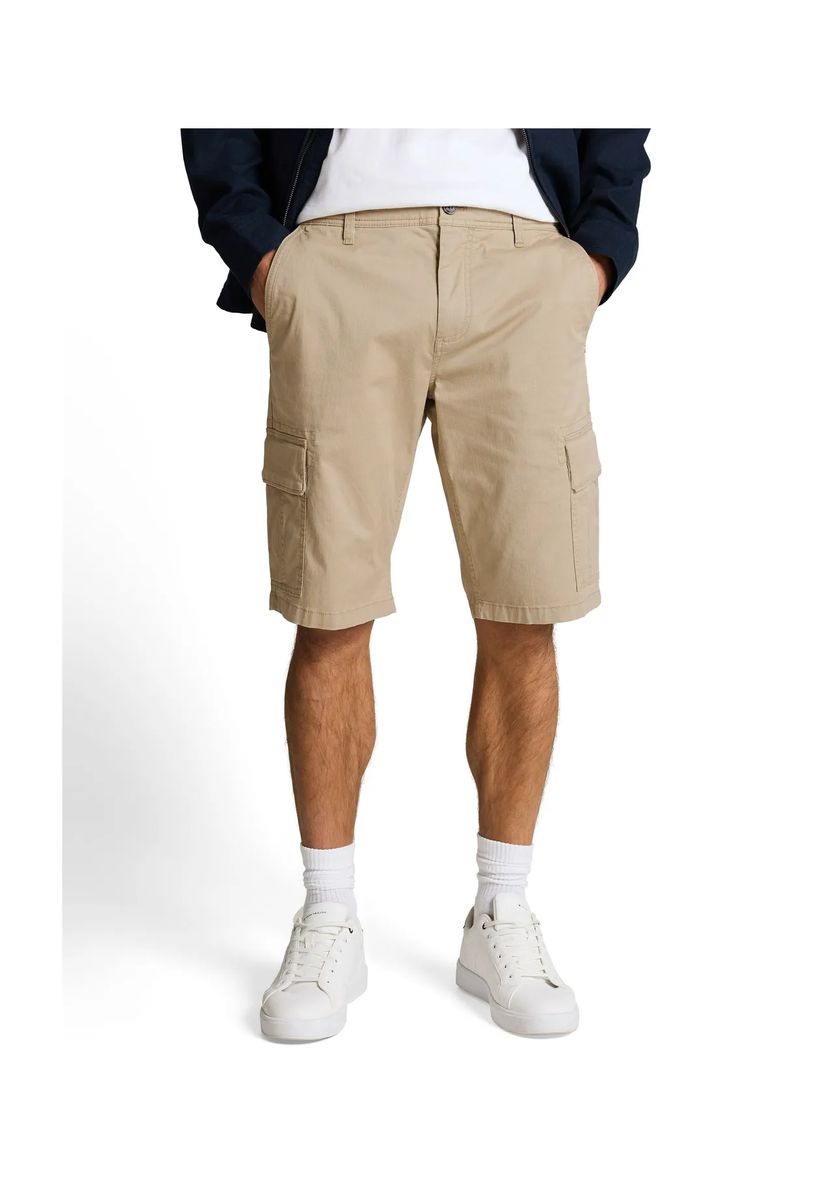 Klassische Cargo-Bermudas mit Stretch