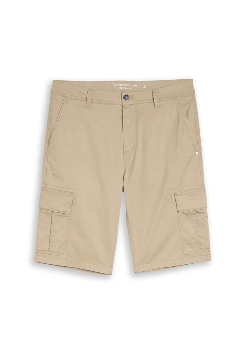 Klassische Cargo-Bermudas mit Stretch