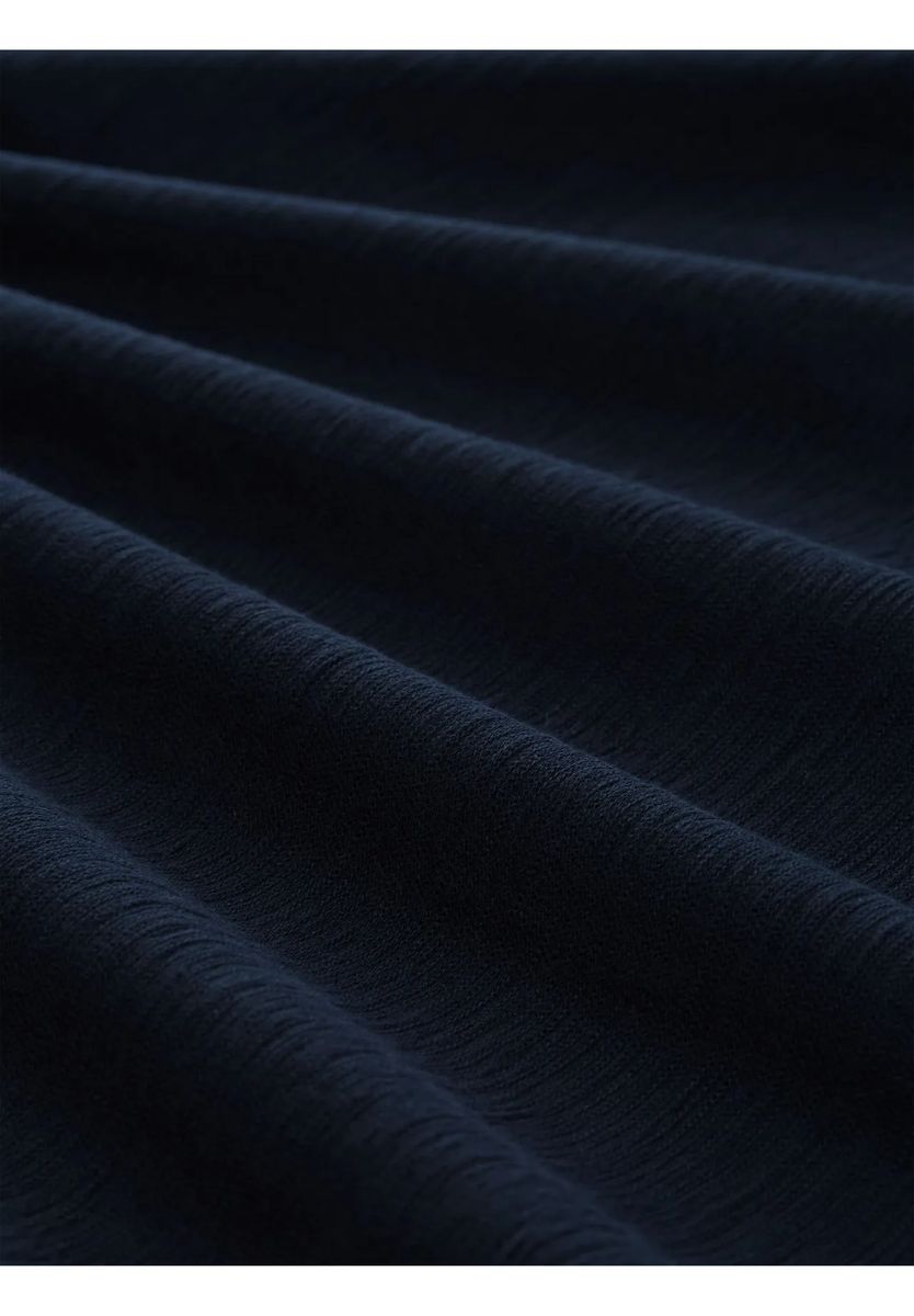 Strukturiertes Ottoman Henley Poloshirt