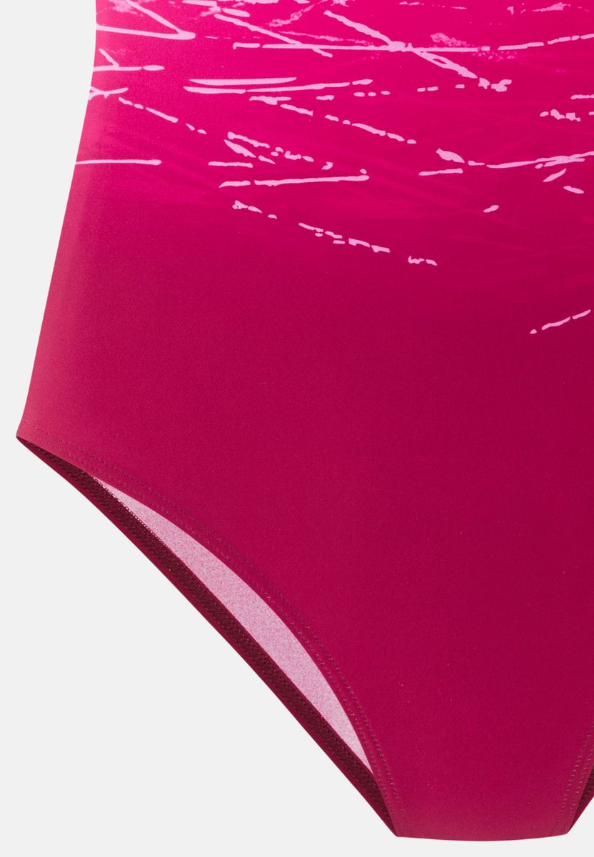 Sportlicher Badeanzug mit Ombré-Farbverlauf