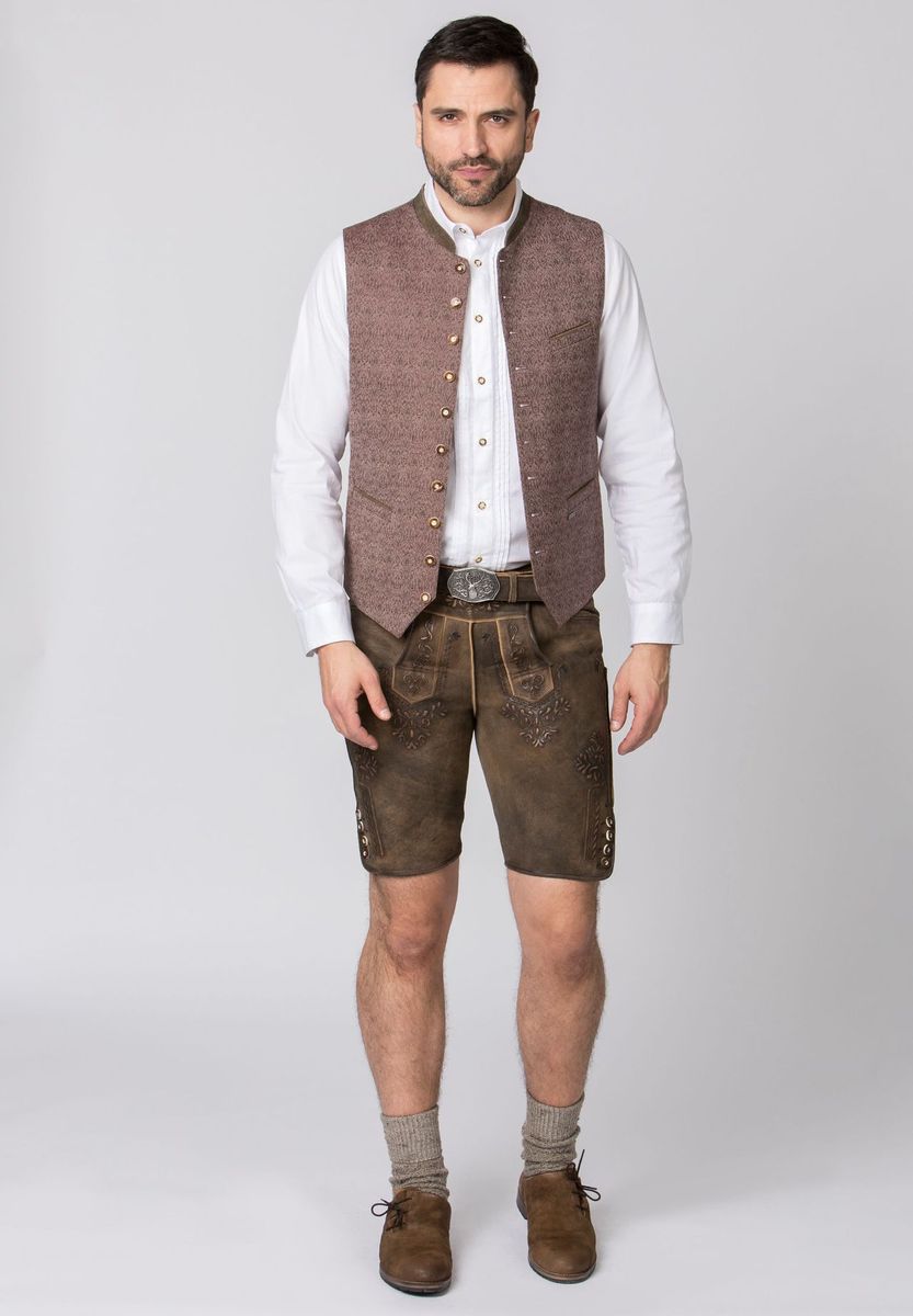 Traditionelle Lederhose Shorts aus Leder für Herren