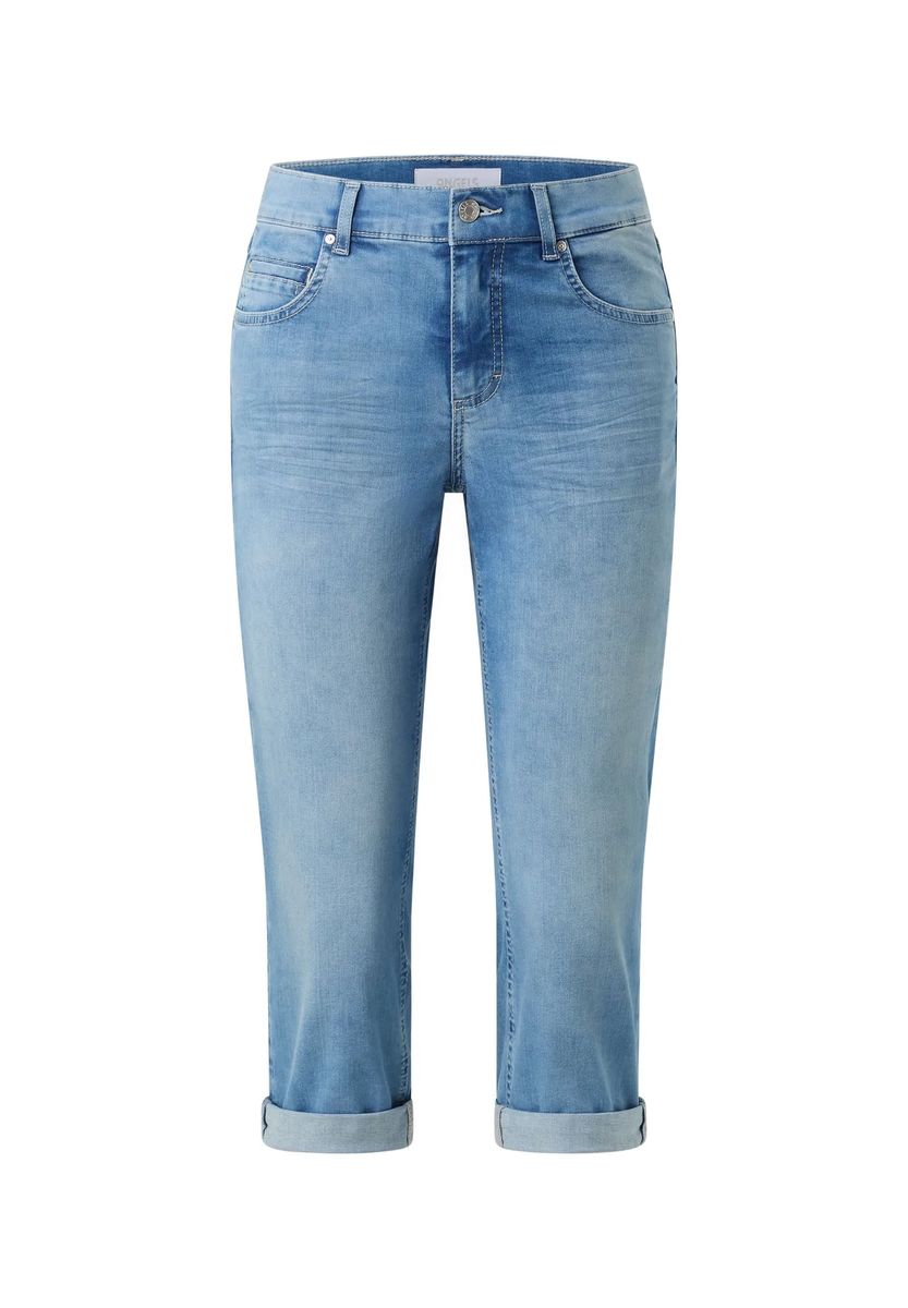 Gerade geschnittene Five-Pocket-Caprijeans