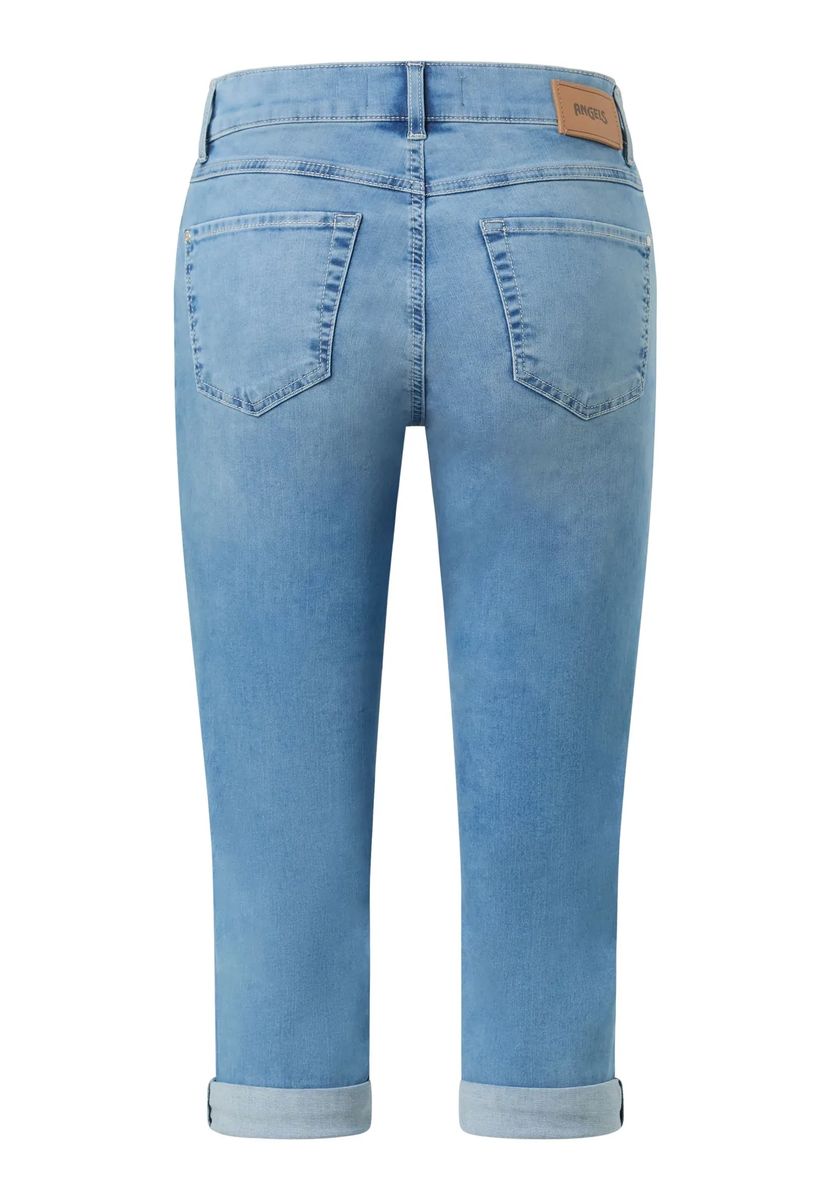 Gerade geschnittene Five-Pocket-Caprijeans