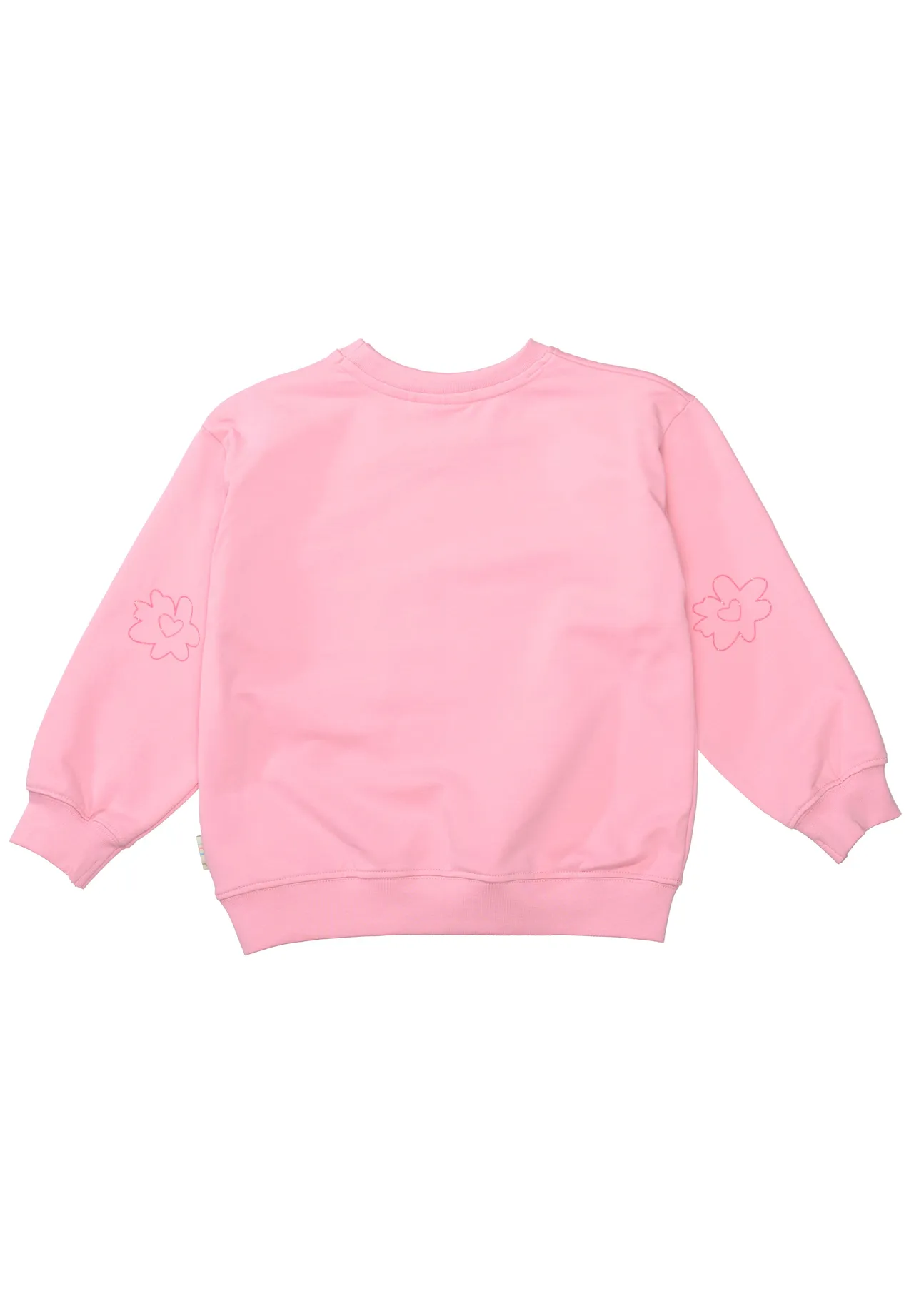 Sweatshirt mit Blumen-Print und Stickerei