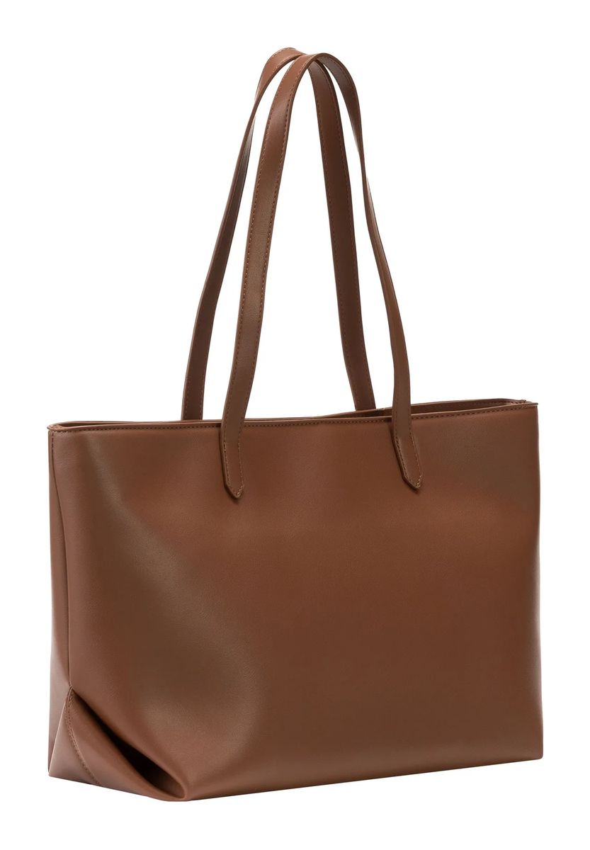 Strukturierter Shopper in Lederoptik