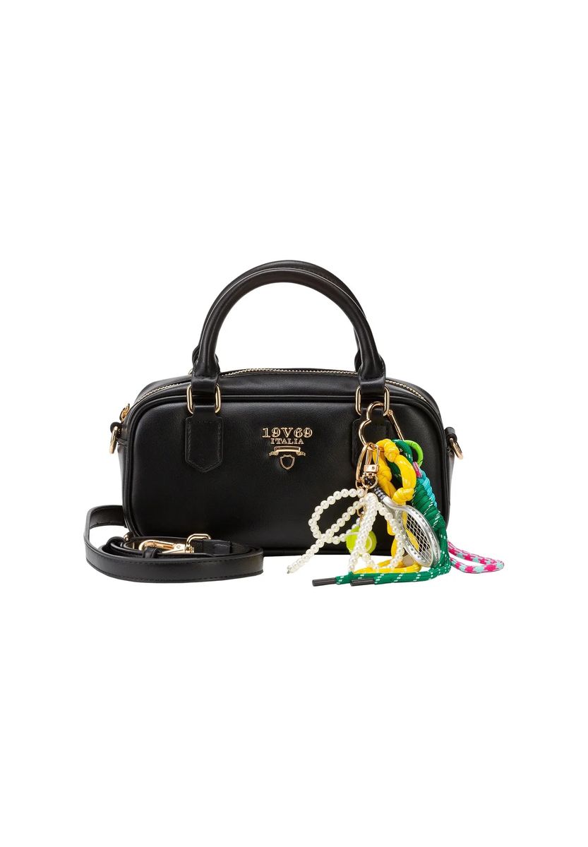 Strukturierte Catania Handtasche aus Kunstleder