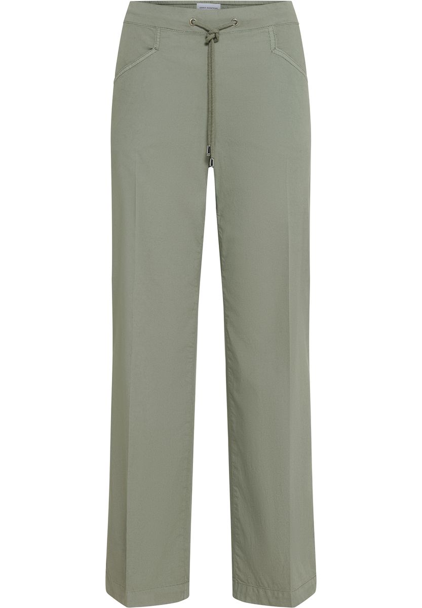 Culotte mit Tunnelzug und weitem Bein