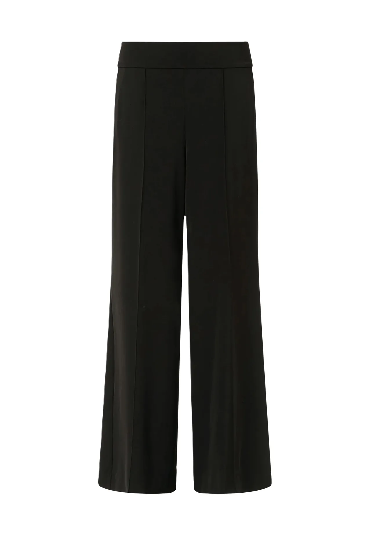 Weite Stoffhose mit Biesenfalten