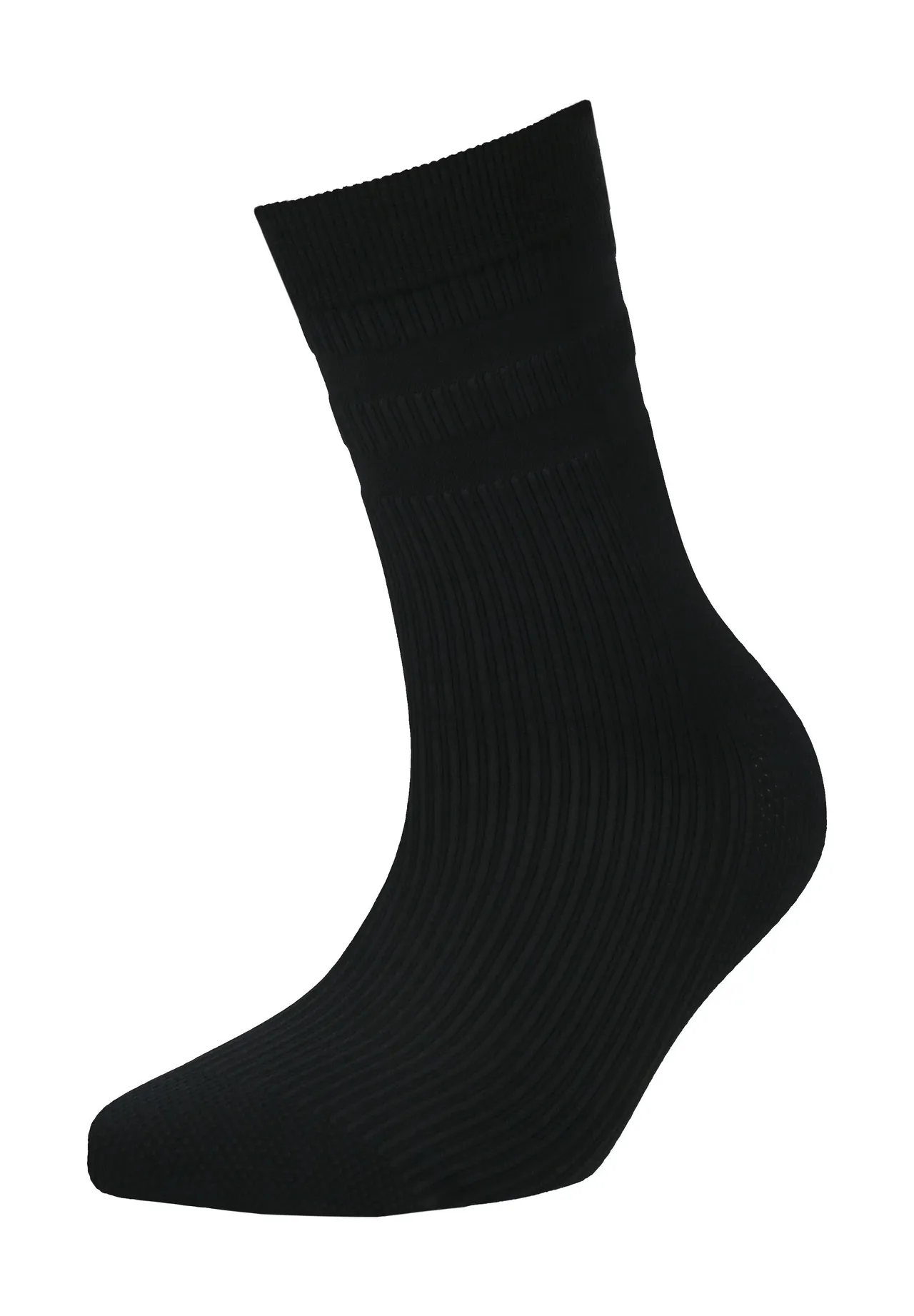 Gerippte Anti-Fatigue Mittelhohe Socken