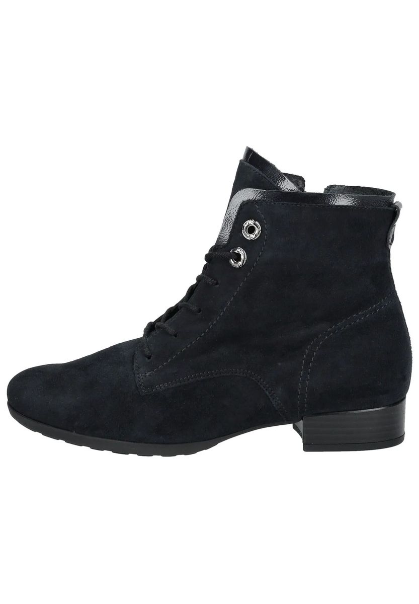 Elegante Schnürstiefeletten aus Wildleder