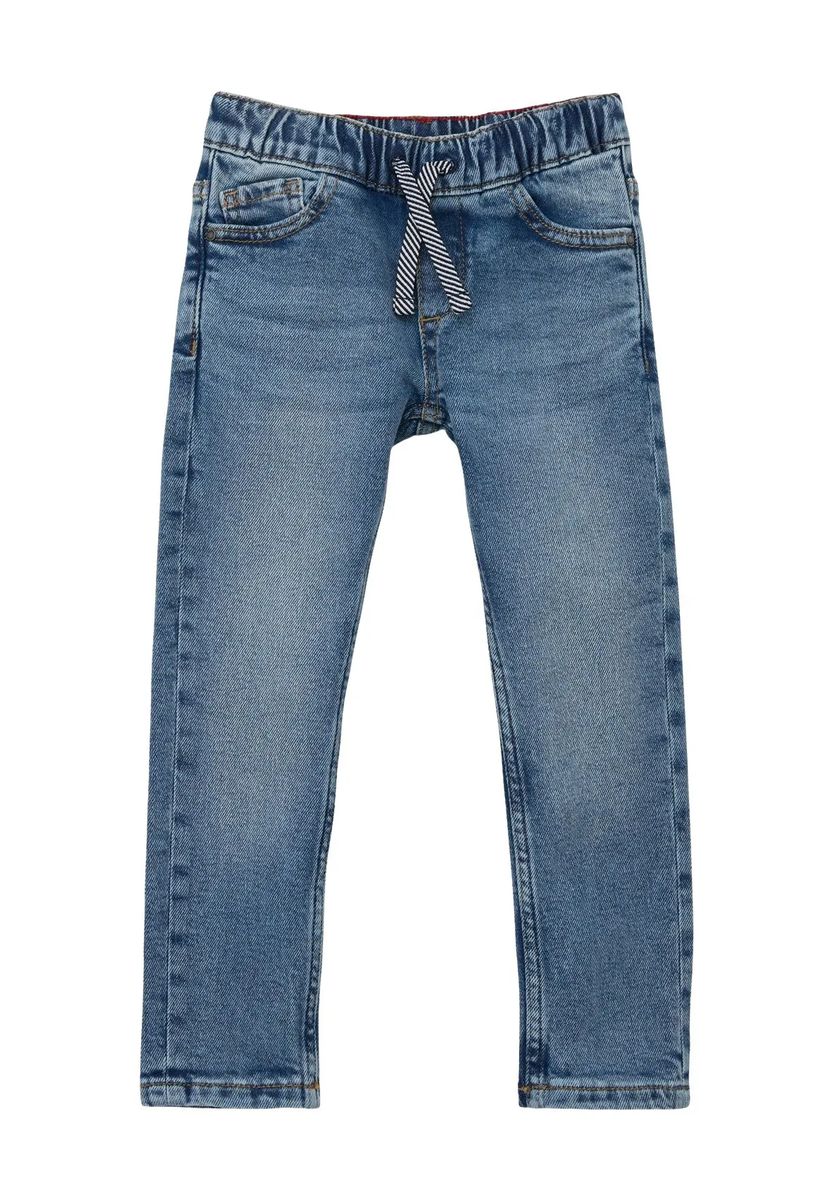 Gerade Jeans mit Tunnelzug