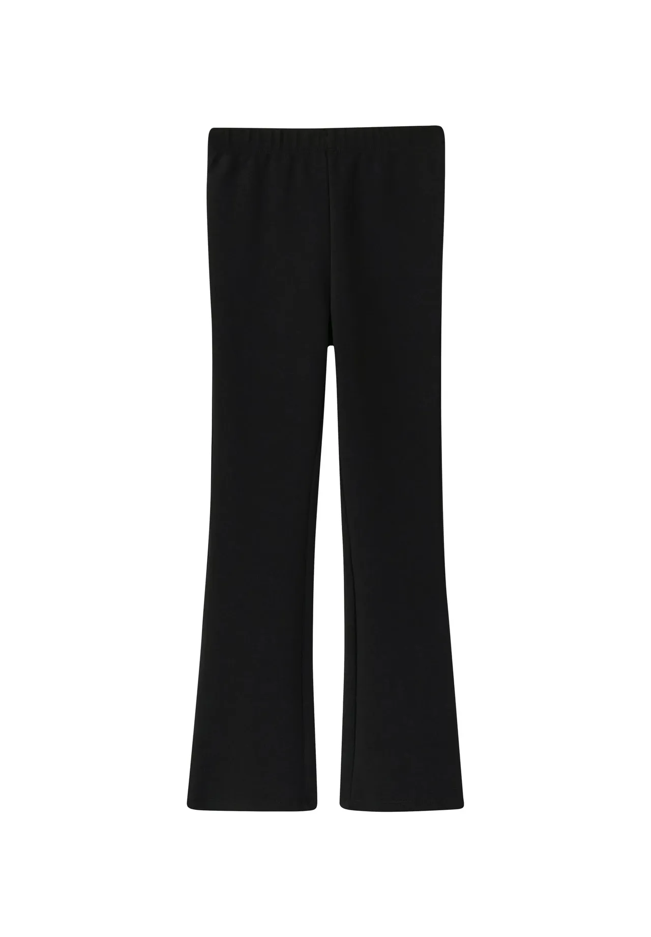 Ausgestellte High-Waist Jersey-Leggings