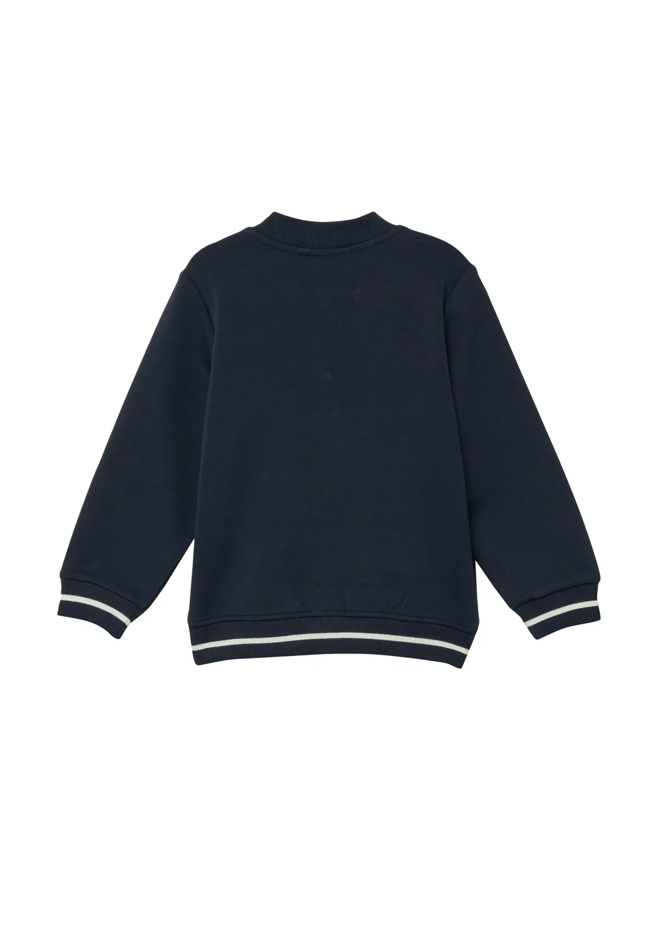 Varsity-Style Sweatjacke mit Druckknöpfen