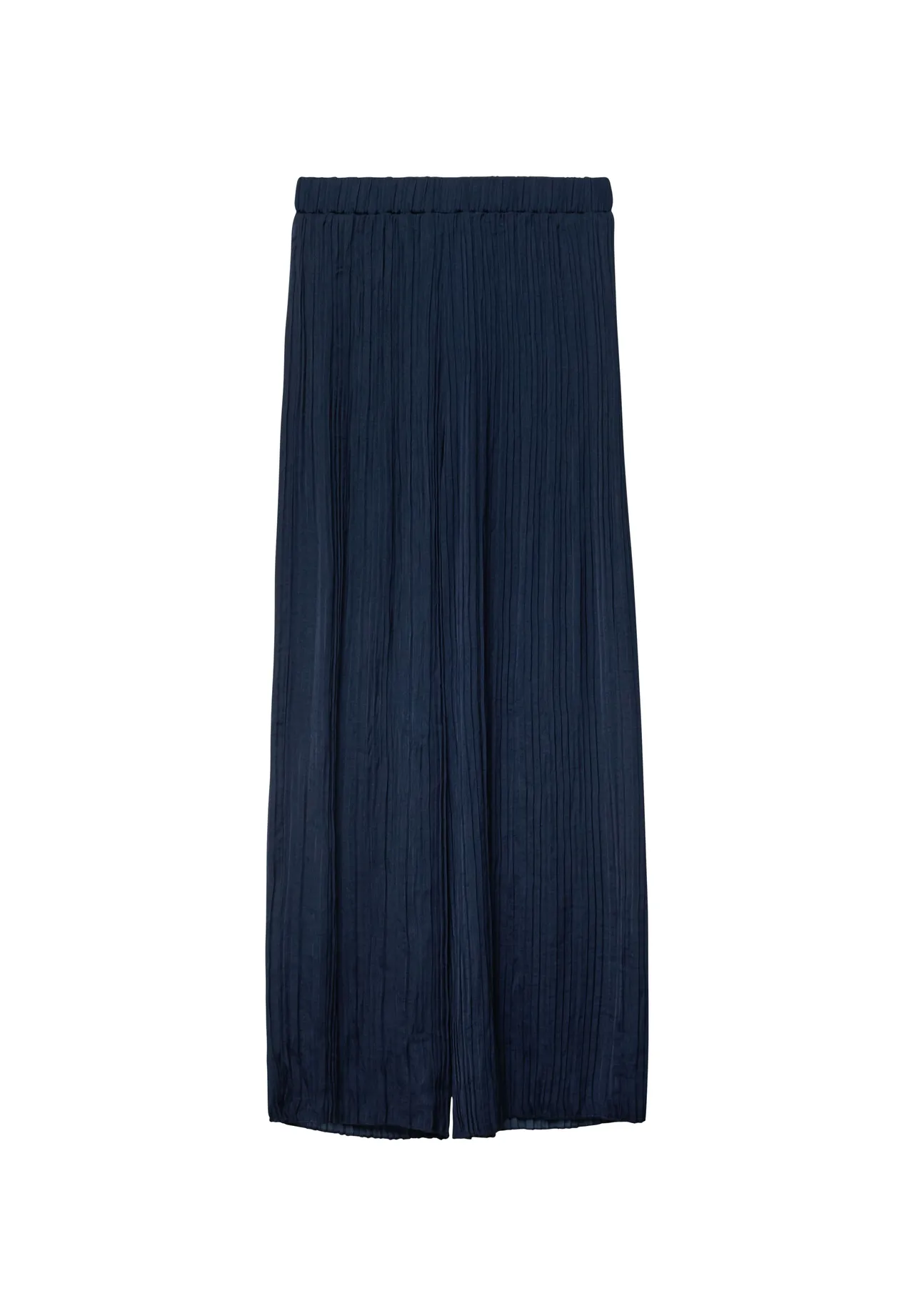 Elegante Plissee-Culotte mit weitem Bein