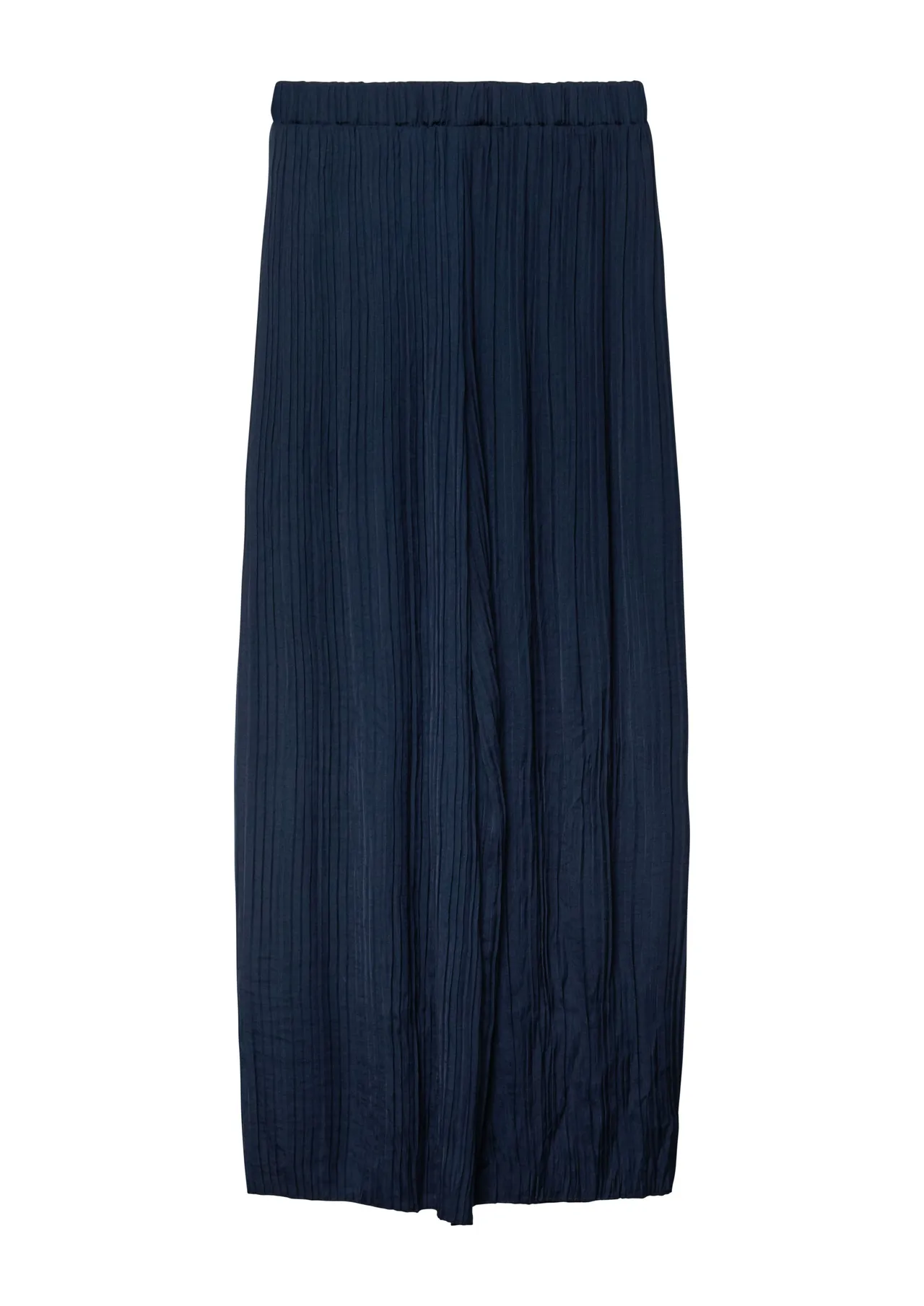 Elegante Plissee-Culotte mit weitem Bein