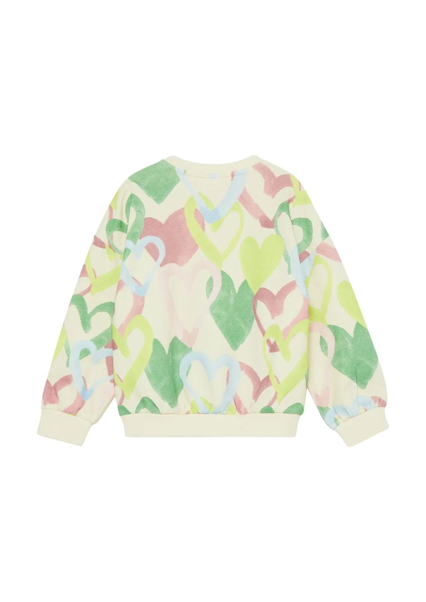 Oversize-Sweatshirt mit Herz-Print