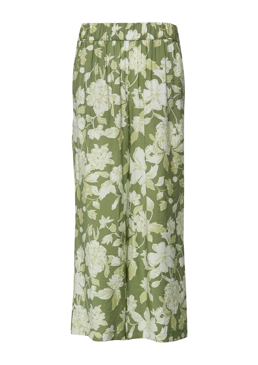 Culotte-Hose mit floralem Muster