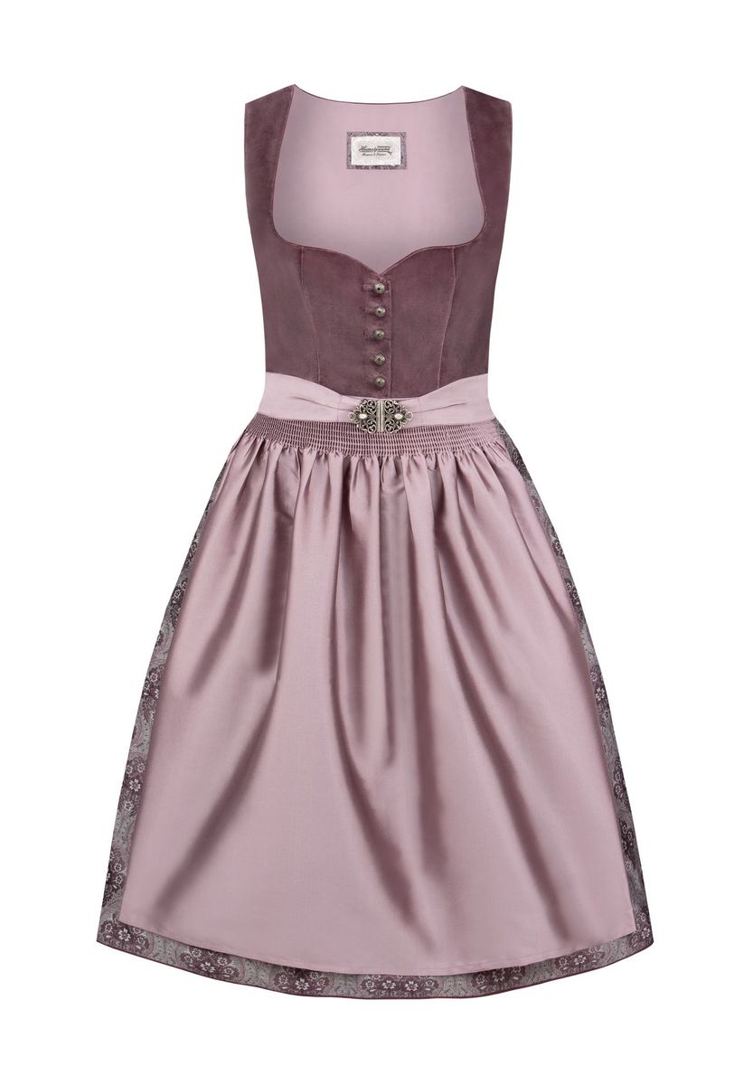 Traditionelles Dirndlkleid mit Samtmieder