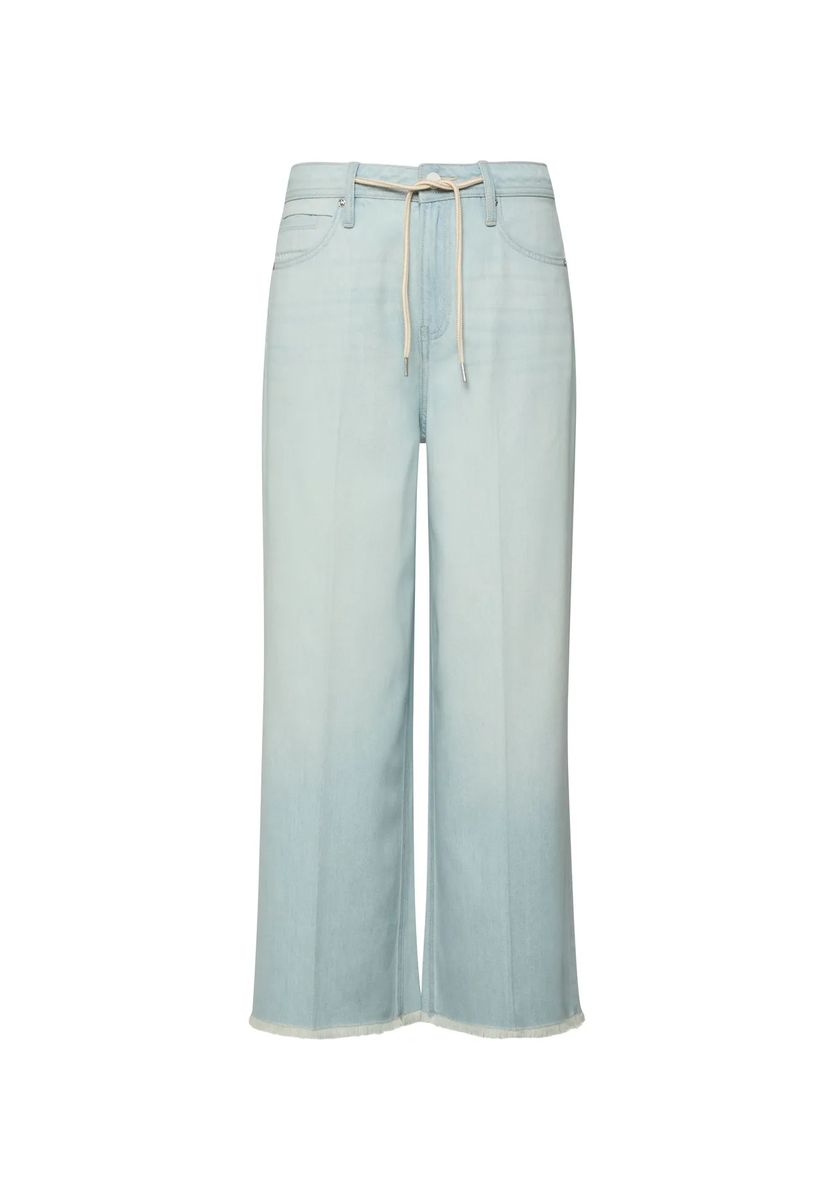 Culotte-Jeans mit Tunnelzug