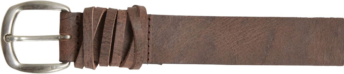 Ledergürtel mit dekorativer Wickeloptik