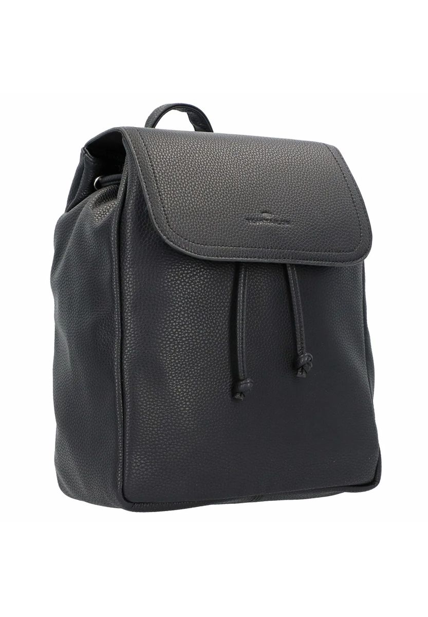 Rucksack mit Umschlagklappe aus Kunstleder