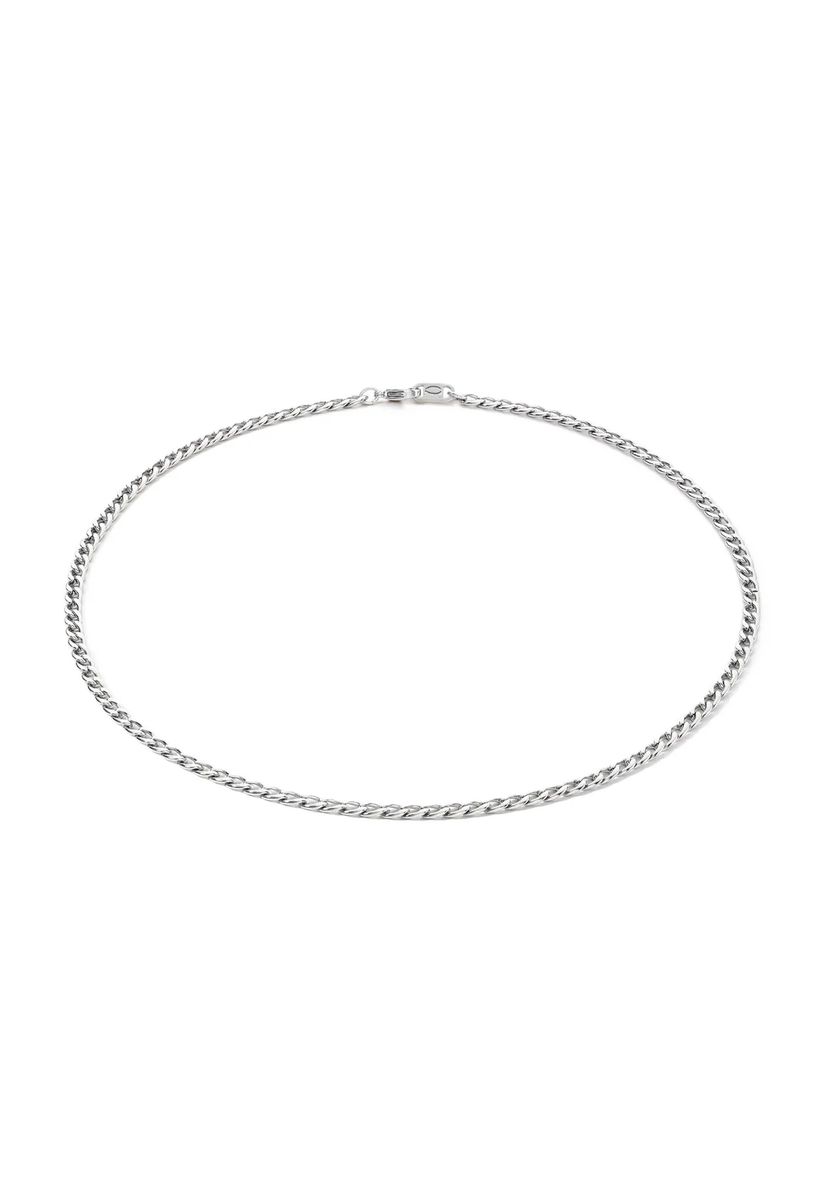 Minimalistisches poliertes Gliederketten-Collier