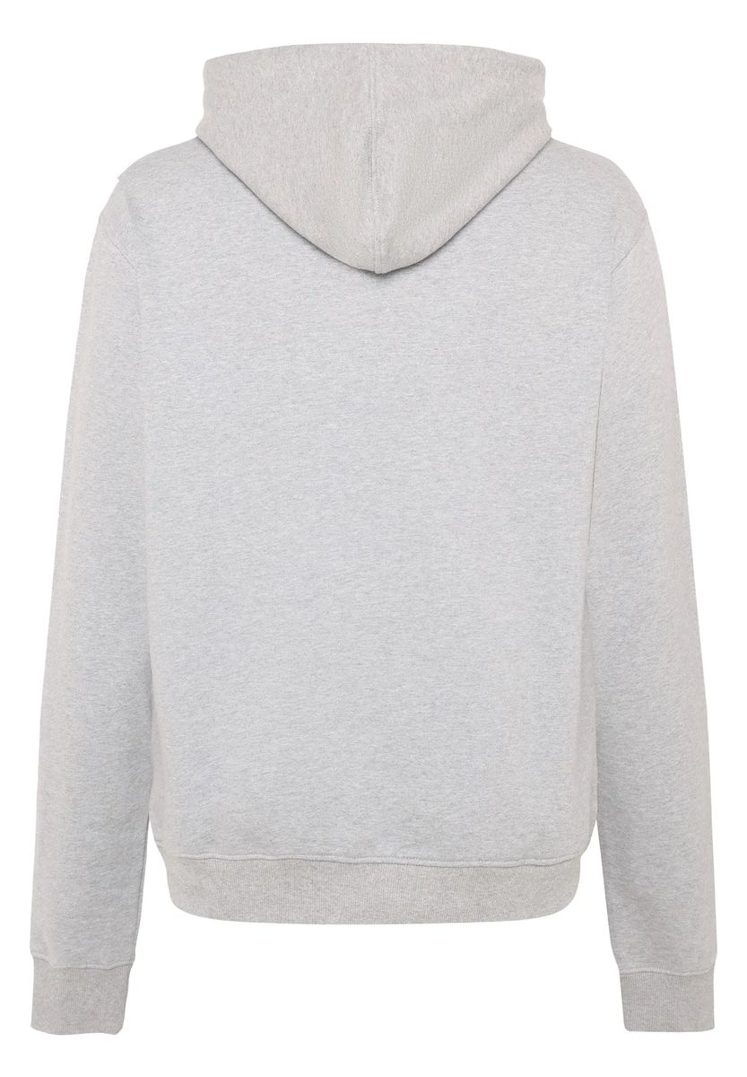 Jersey-Hoodie mit Totenkopf-Grafik