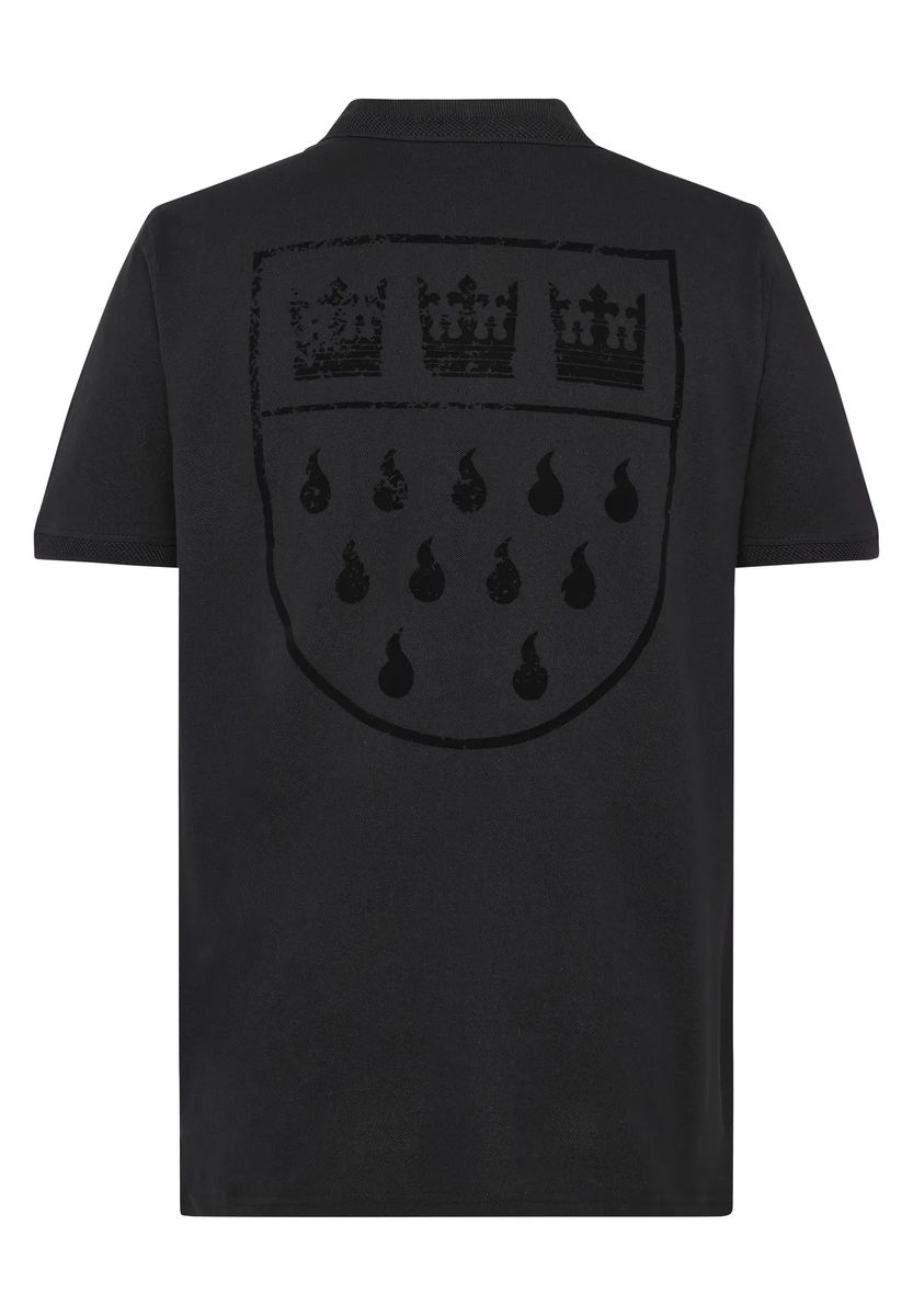 Fan-Poloshirt mit Vereinsbestickung