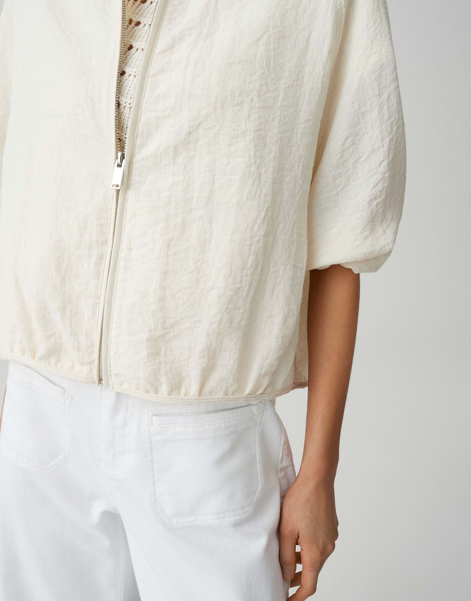 Leichter Blouson mit Elastiksaum