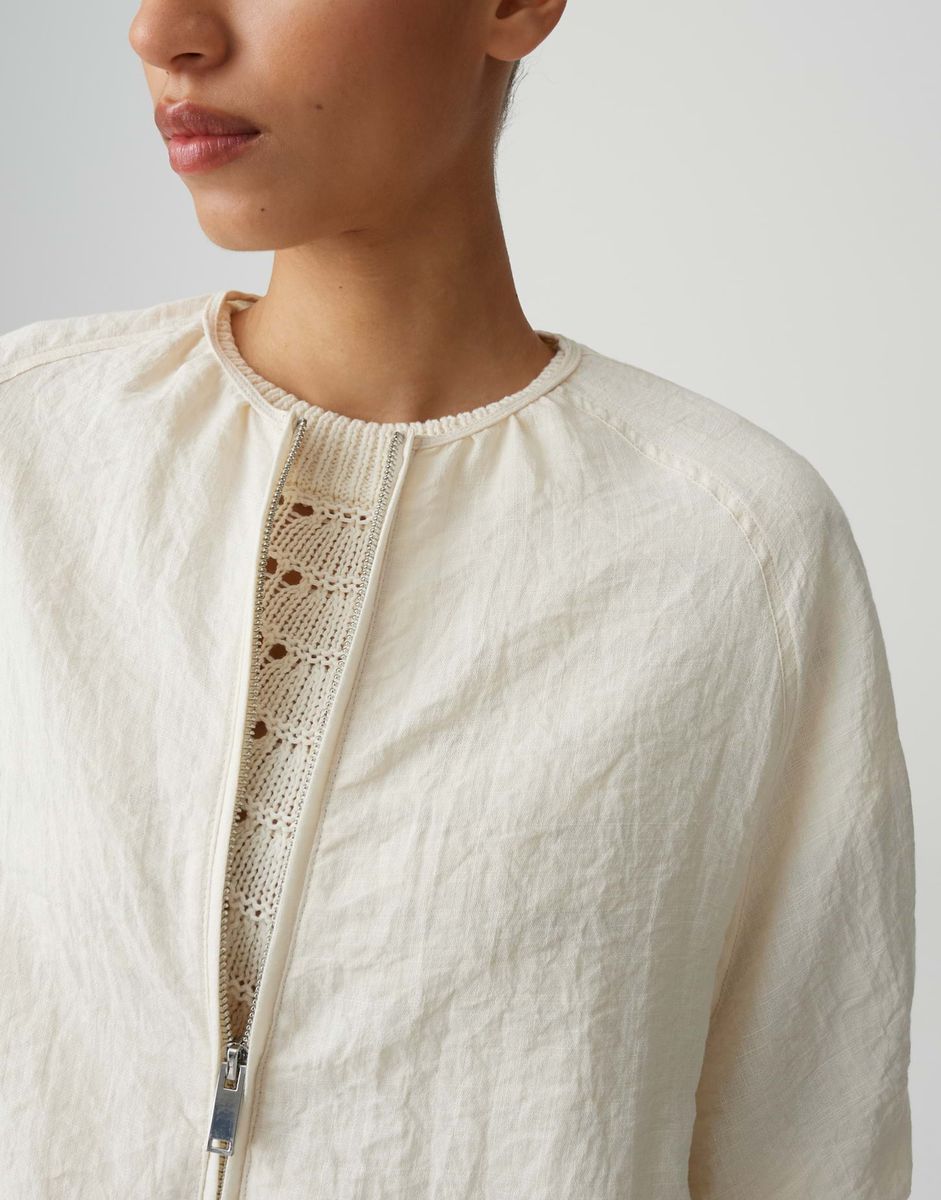 Leichter Blouson mit Elastiksaum