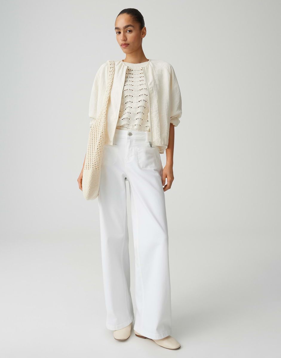 Leichter Blouson mit Elastiksaum