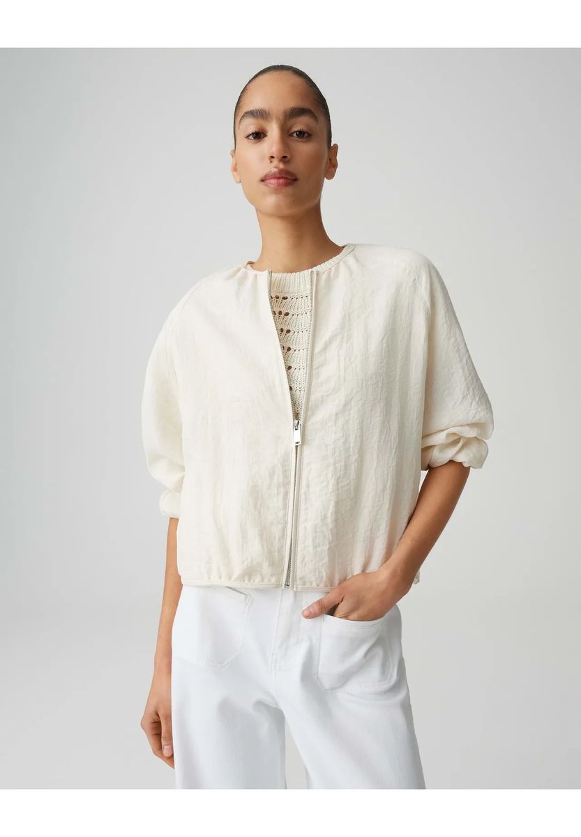Leichter Blouson mit Elastiksaum