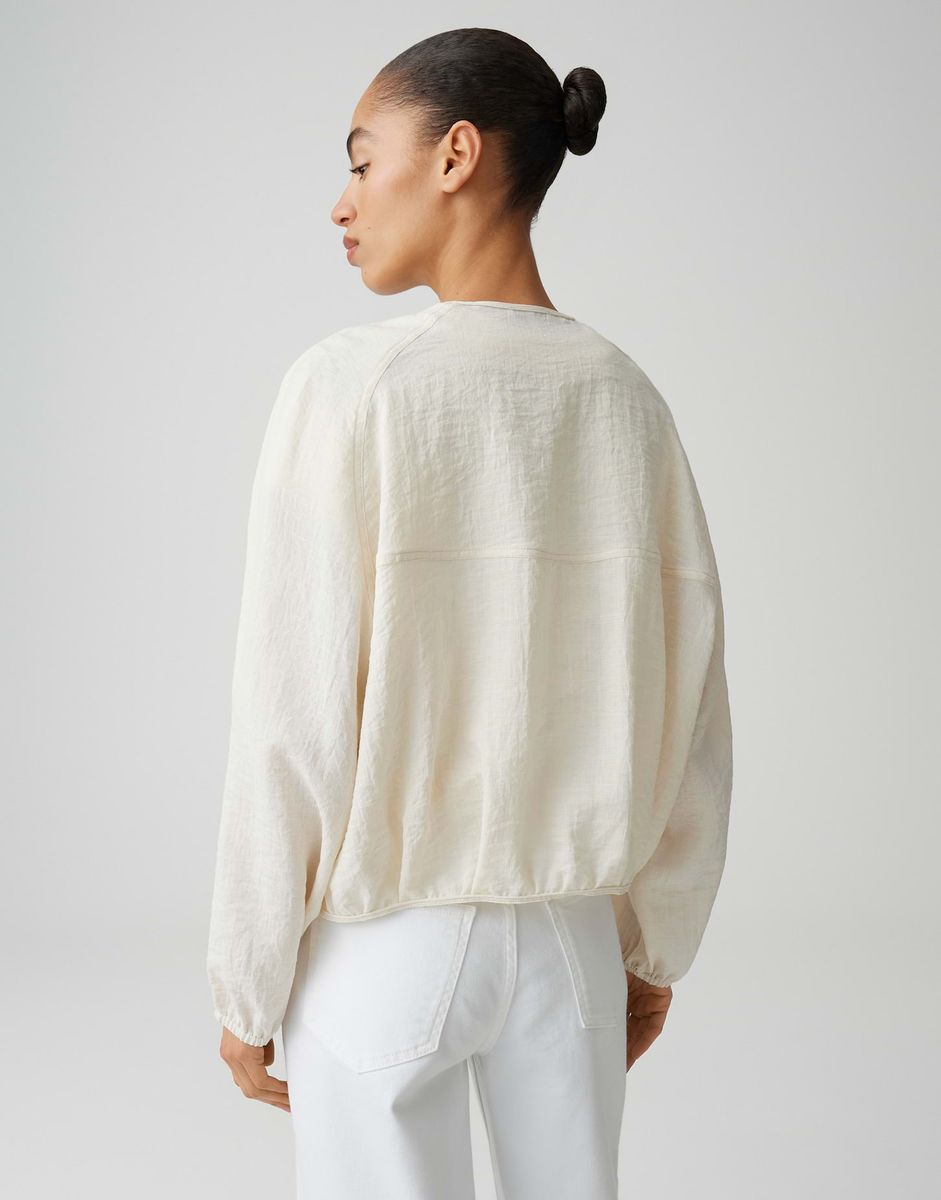 Leichter Blouson mit Elastiksaum