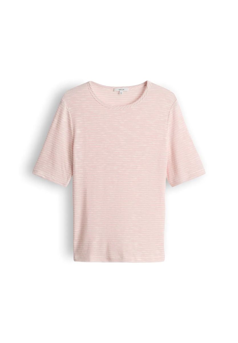 Strukturiertes Shirt mit 3/4-Arm