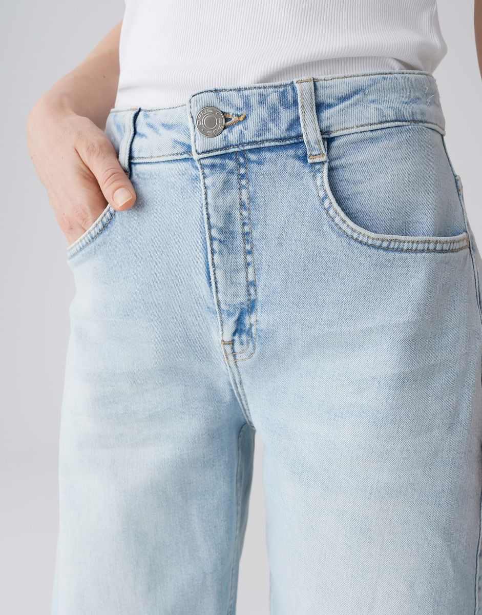 Cropped Denim im Balloon-Schnitt