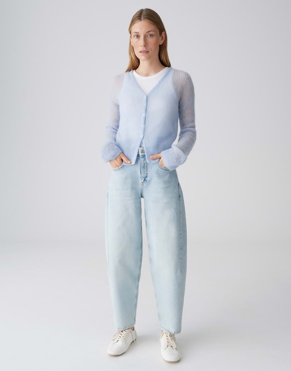 Cropped Denim im Balloon-Schnitt