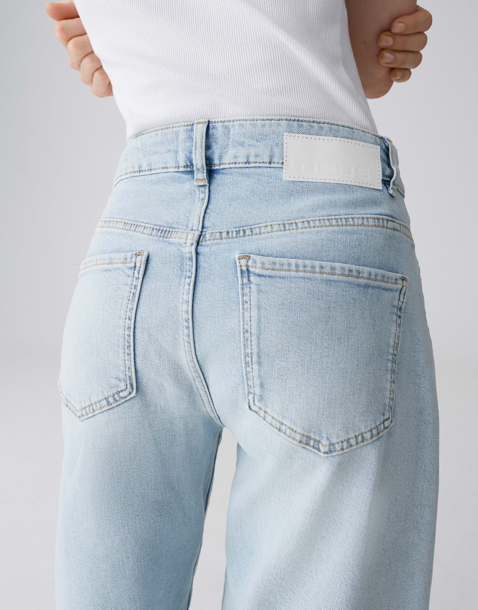 Cropped Denim im Balloon-Schnitt