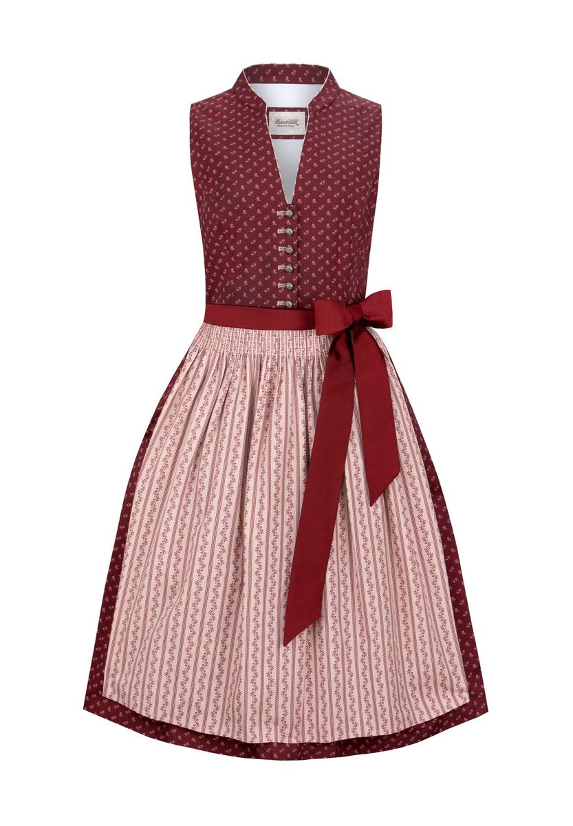 Elegantes traditionelles Dirndlkleid ärmellos